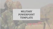 Attractive Military PowerPoint Template Themes Design